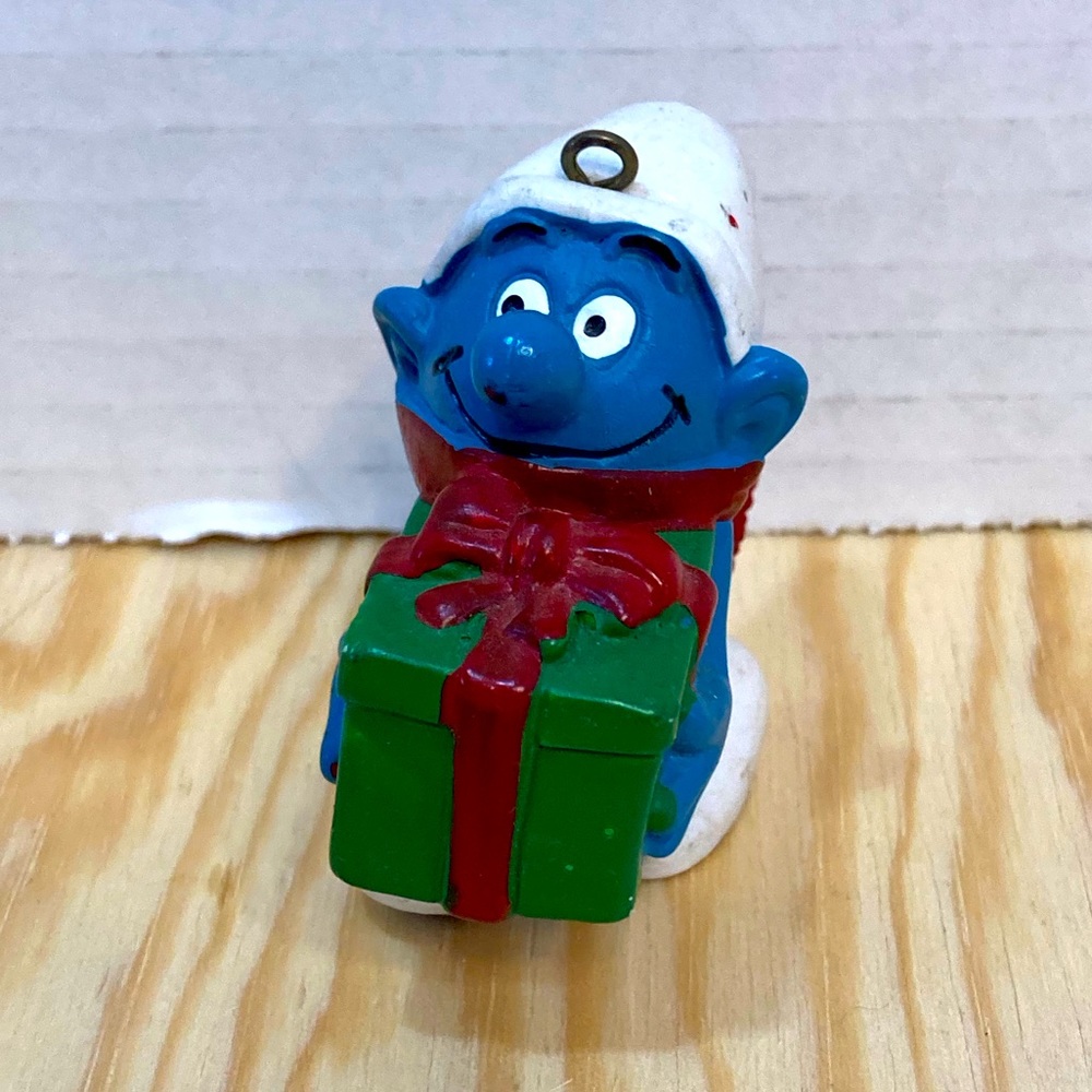 1981 Schleich Smurf ornament